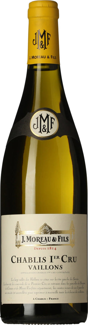 J. Moreau & Fils, Chablis Premier Cru Vaillons, 2023 - Bottle Hero