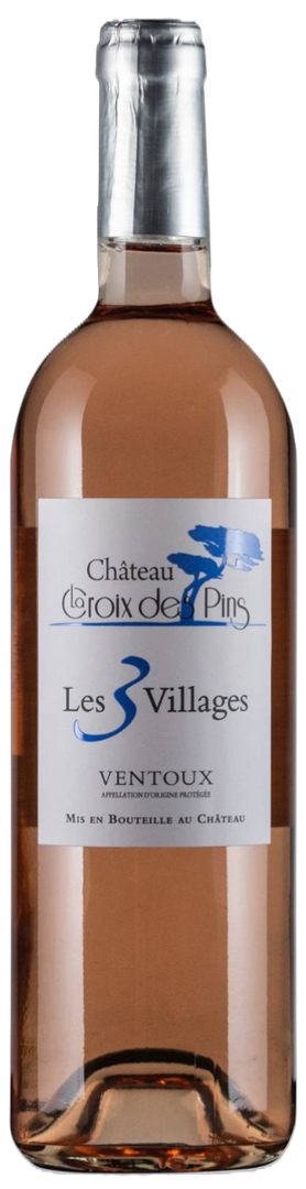 La Croix des Pins, Ventoux Rosé "Les Trois Villages" 2023   - Bottle Hero