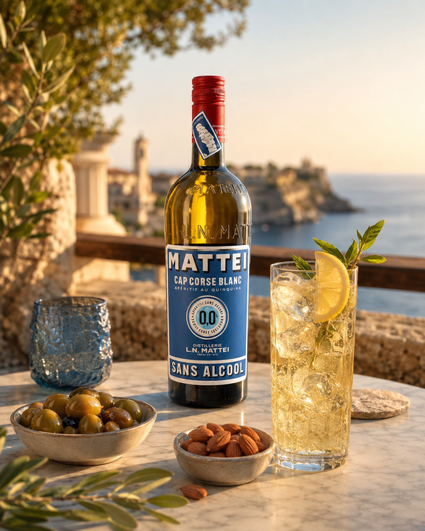 L.N.Mattei, Cap Corse Blanc Mattei Sans Alkool Vermouth 0,0% - Bottle Hero