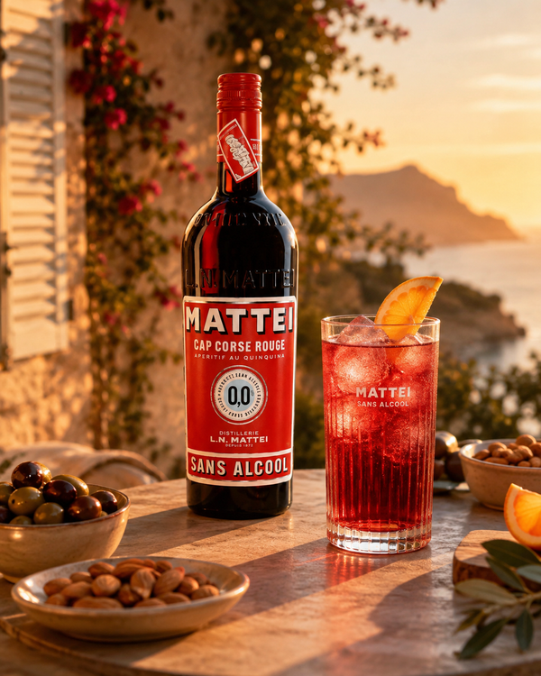 L.N.Mattei, Cap Corse Rouge Mattei Sans Alkool Vermouth 0,0% - Bottle Hero