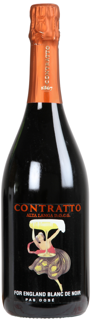 Contratto, Alta Langa For England Blanc de Noir Pas Dosé, 2019 - bottlehero.dk