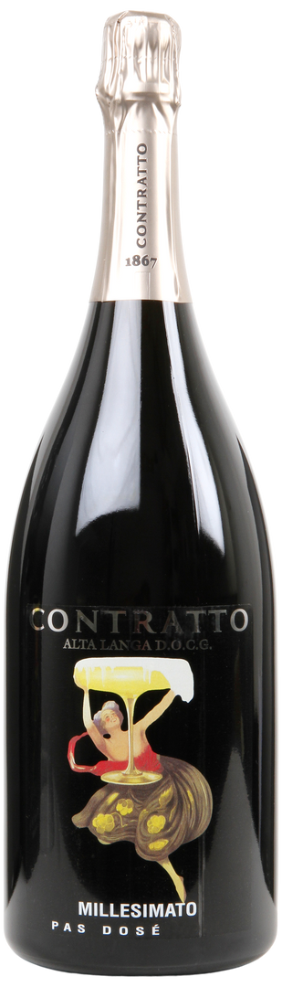 Contratto, Spumante Millesimato Pas Dosé - Magnum 1,5L, 2022 - Bottle Hero