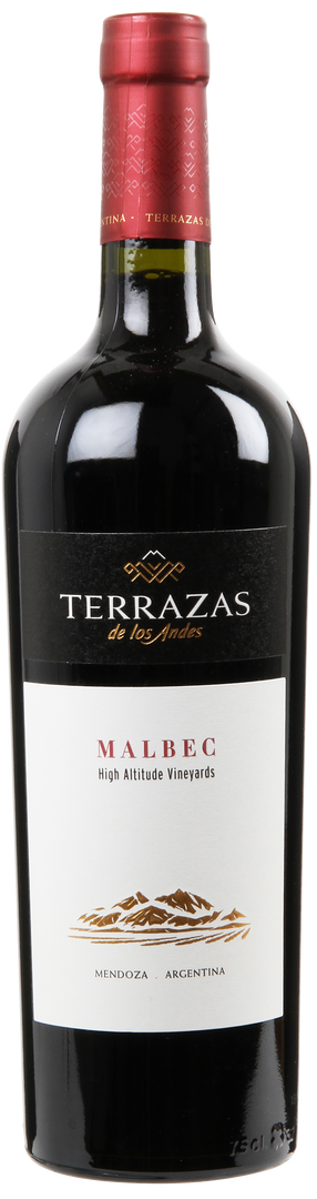 Terrazas de los Andes, Malbec High Altitude Vineyards, 2021 - Bottle Hero