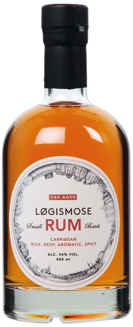 Braunstein Distillery, Løgismose Oak Aged Small Batch Caribbean Rum -50cl - bottlehero.dk