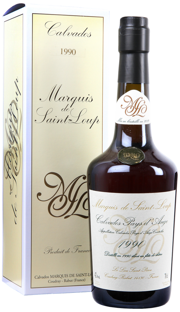 Christian Drouin Calvados, Calvados Millésime Pays d'Auge, 1990 - bottlehero.dk
