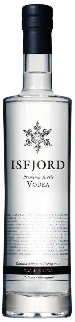 Isfjord Premium Arctic Gin & Vodka, Isfjord Premium Arctic Vodka - 70cl - 44% - bottlehero.dk