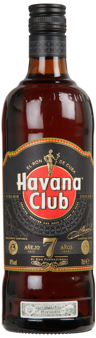 Ronera de Santa Cruz del Norte, Ron Havana Club Añejo 7 Años Dark - bottlehero.dk