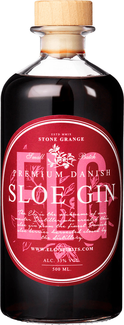 Stone Grange Distillery, Gin ELG Sloe Danish Premium - 50cl - bottlehero.dk