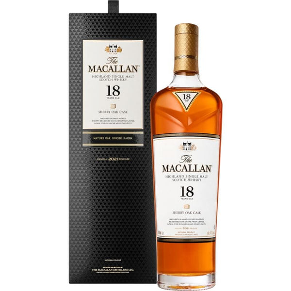 Macallan 18 år Sherry Oak Cask 43% 2024 Release - Bottle Hero