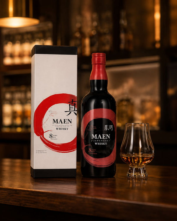 Maen Destillery, Maen Pure Malt 8 år Whisky "The True Circle" Japan 70 cl. 43% - Bottle Hero