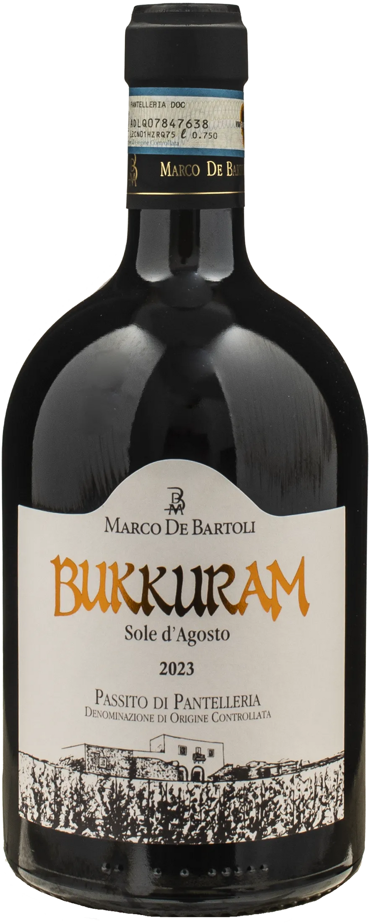 Marco De Bartoli Bukkuram Passito di Pantelleria Sole d'Agosto 2023