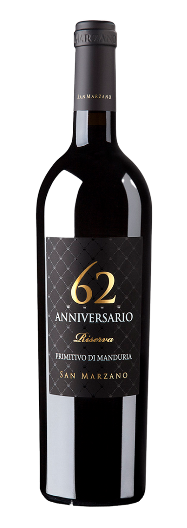 San Marzano, Primitivo di Manduria Anniversario 62 Riserva 2019 - Bottle Hero