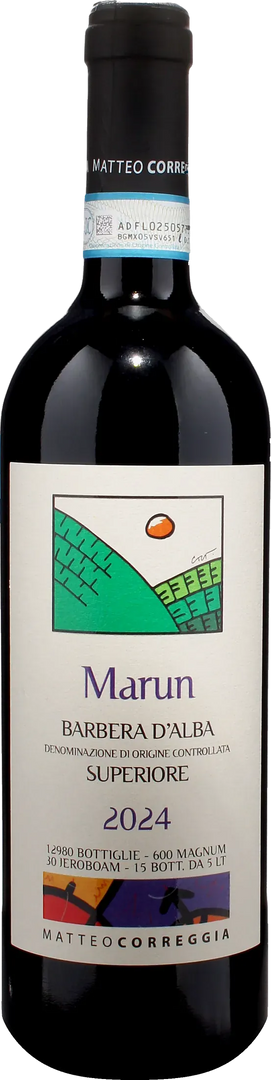 Matteo Correggia Barbera d'Alba Superiore Marun 2024 - Bottle Hero