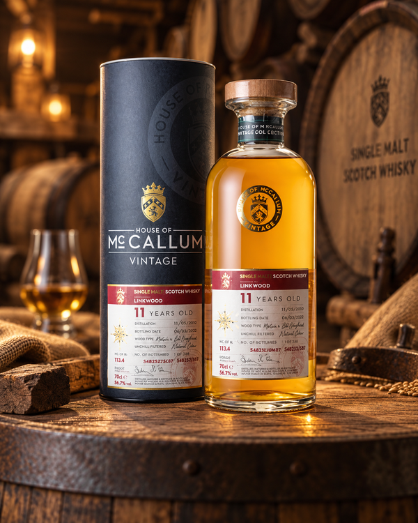 McCallum Vintage Single Malt Linkwood 13 Years 46,5% - Bottle Hero
