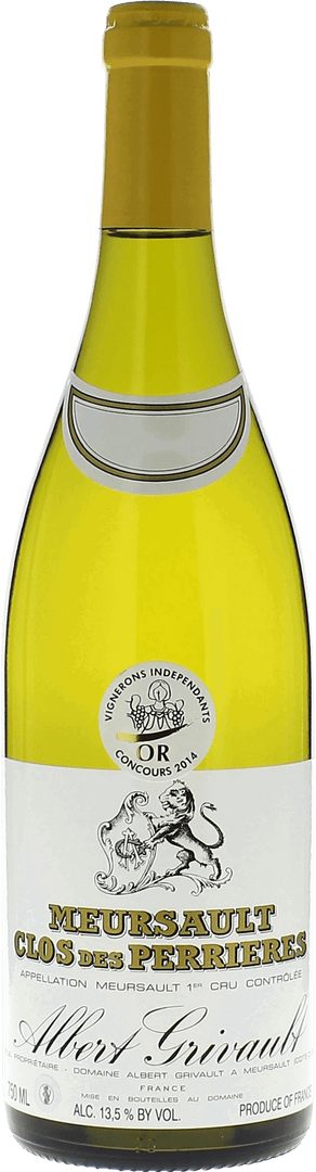 Meursault Clos Des Perrières 1er Cru Domaine Grivault Albert, 1997 - Bottle Hero