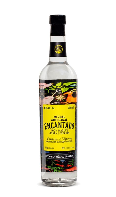 Mezcal Artesanal Encantado joven Espadin 43% - bottlehero.dk