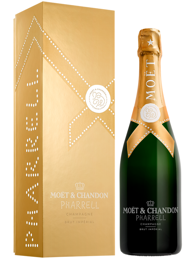 Champagne Moët & Chandon, Champagne Moët Impérial Brut Pharrell gift box - Bottle Hero