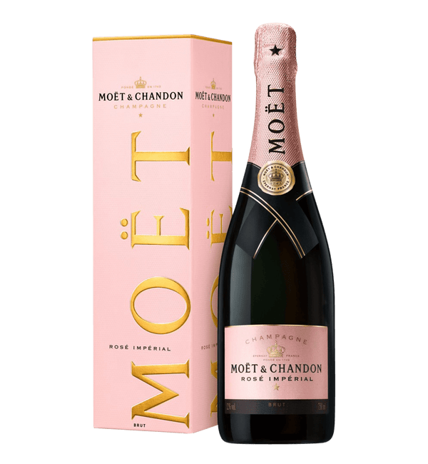 Moët & Chandon Rosé Impérial (Gaveæske) - Bottle Hero