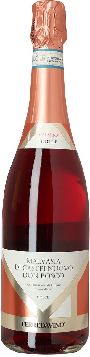 Malvasia Rosso Spumante Dolce, Castelnuovo Don Bosco, Terre da Vino - bottlehero.dk