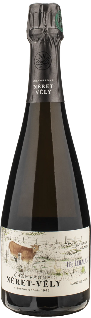 Neret Vely Champagne Meunier Blanc de Noirs Brut Nature Les Echalas