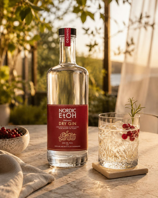 Nordic EtOH Organic Dry Gin Red Berries & Pink Grape 44% 70cl - Bottle Hero