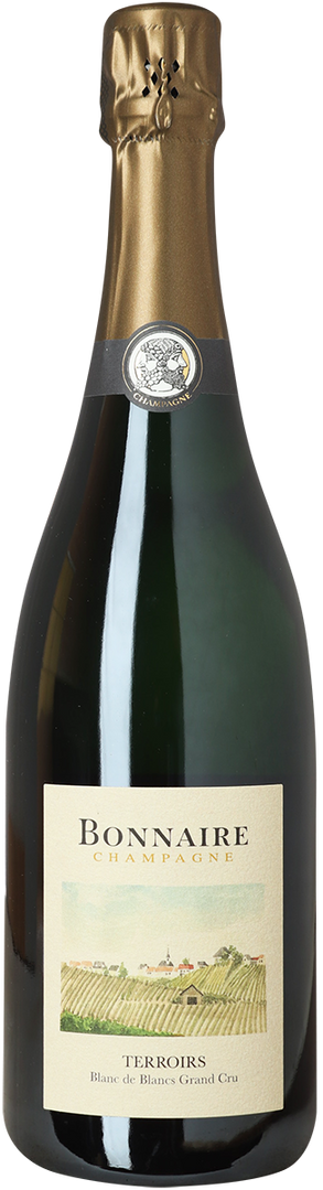NV Champagne Bonnaire, Terroirs, Blanc de Blancs, Extra Brut, Grand Cru Cramant - Bottle Hero