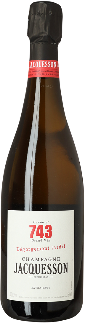 NV Champagne Jacquesson, Cuvée 743 Dégorgement Tardif Extra Brut