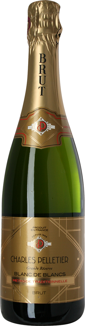 NV Charles Pelletier "Grande Reserve", Méthode Traditionelle Brut Blanc de Blancs - Bottle Hero
