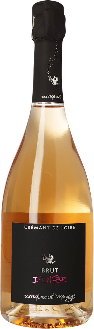 NV Crémant de Loire Rosé Brut d'Enfer, Bonnigal-Bodet, Loire - Bottle Hero