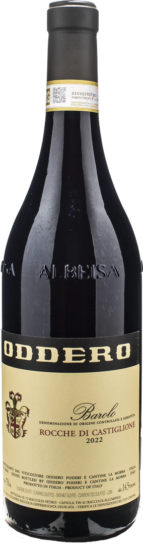 Oddero Barolo Rocche di Castiglione 2022 - Bottle Hero
