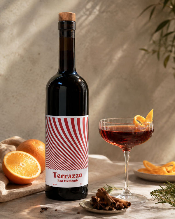 OriGin CPH, Terrazzo Vermouth Rouge Organic 16,9% 75cl - Bottle Hero