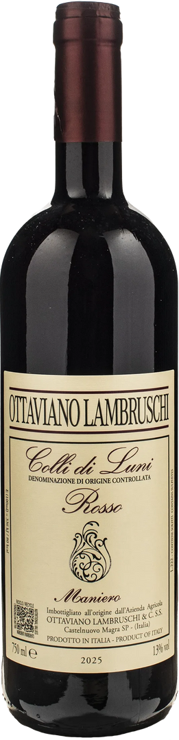 Ottaviano Lambruschi Colli di Luni Rosso Maniero 2025 - Bottle Hero
