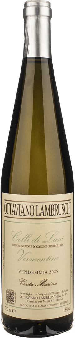 Ottaviano Lambruschi Colli di Luni Vermentino Costa Marina 2025 - Bottle Hero