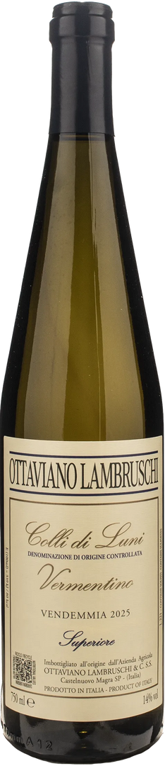 Ottaviano Lambruschi Colli di Luni Vermentino Superiore 2025 - Bottle Hero