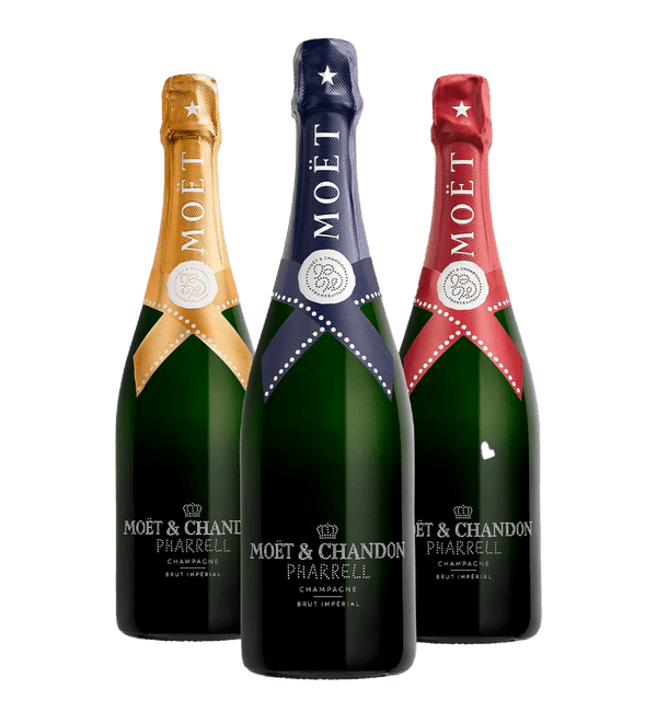 Moët & Chandon x Pharrell Williams Limited Edition Brut Impérial - 6 flasker - Bottle Hero