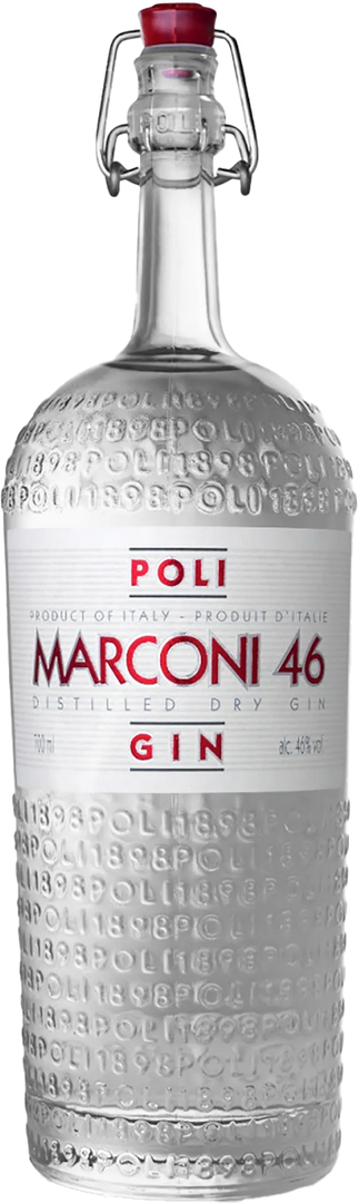 Poli Gin Marconi 46 Dry Gin 0.7L - Bottle Hero