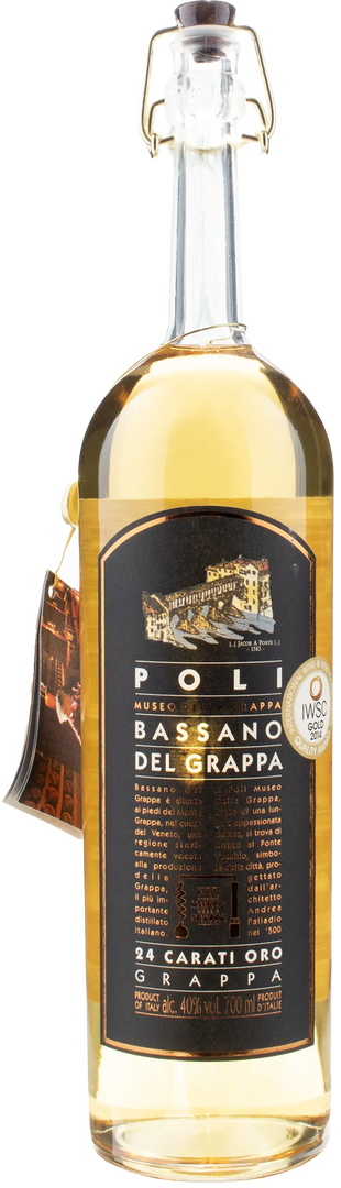Poli Grappa Bassano 24 Carati Oro 0.7L