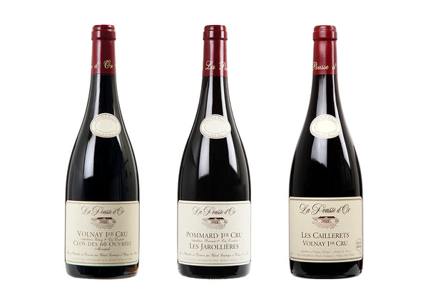 SMAGEKASSE, 3 vine fra Pommard og Volnay (Pousse d'Or) - Bottle Hero