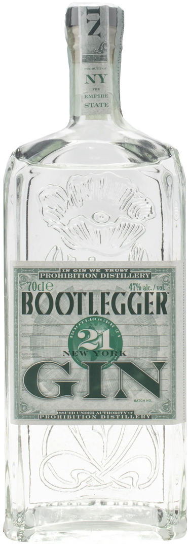 Prohibition Distillery Bootlegger 21 Gin New York 0.7L - Bottle Hero