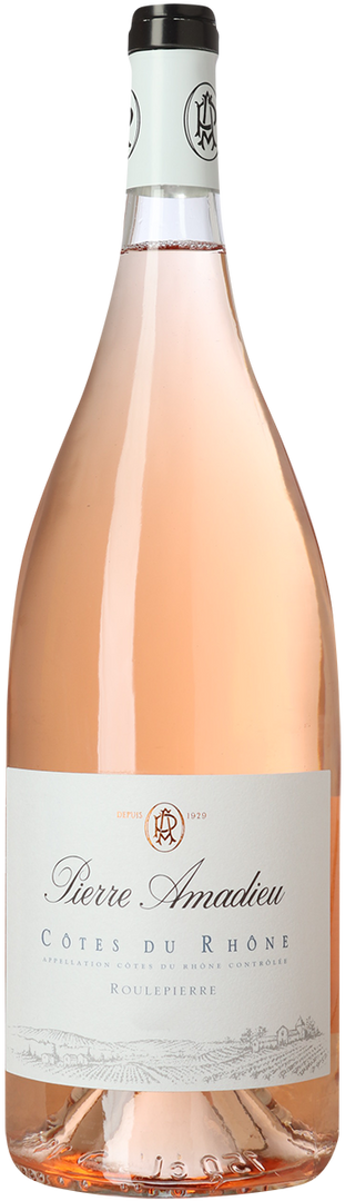2025 Roulepierre Rosé, Côtes du Rhône, Pierre Amadieu, 1,5 l. - Bottle Hero
