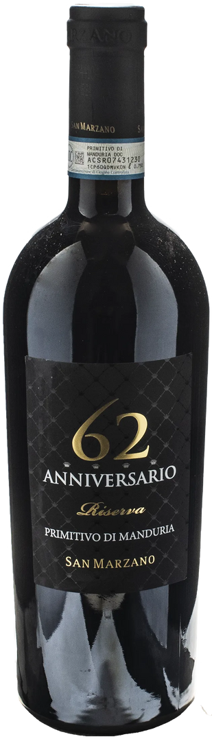 San Marzano Anniversario 62 Primitivo di Manduria Vintage Riserva 2019