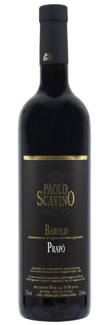 Tenuta Paolo Scavino, Barolo Prapò 2017 - Bottle Hero