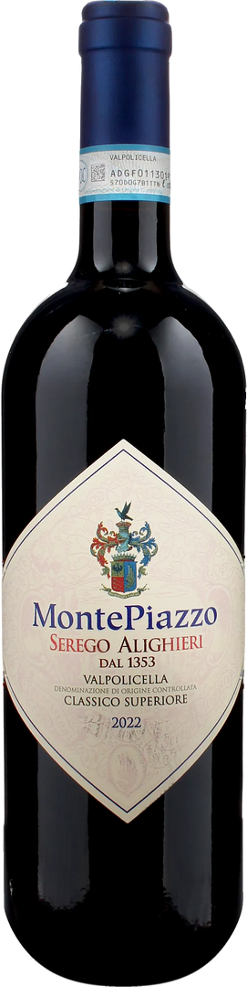 Serego Alighieri Valpolicella Classico Superiore Montepiazzo 2022 - Bottle Hero