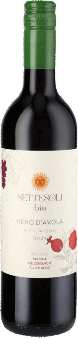 Settesoli, Nero d'Avola Organic, 2024 - Bottle Hero