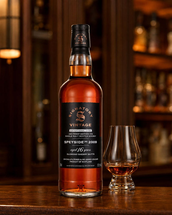 Signatory Vintage Whisky Company, Signatory Vintage Single Malt Exceptional Cask Speyside 2008 17 År 57,1% - Bottle Hero