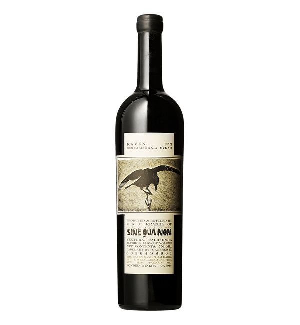 Sine Qua Non Syrah Raven 2006 - Bottle Hero