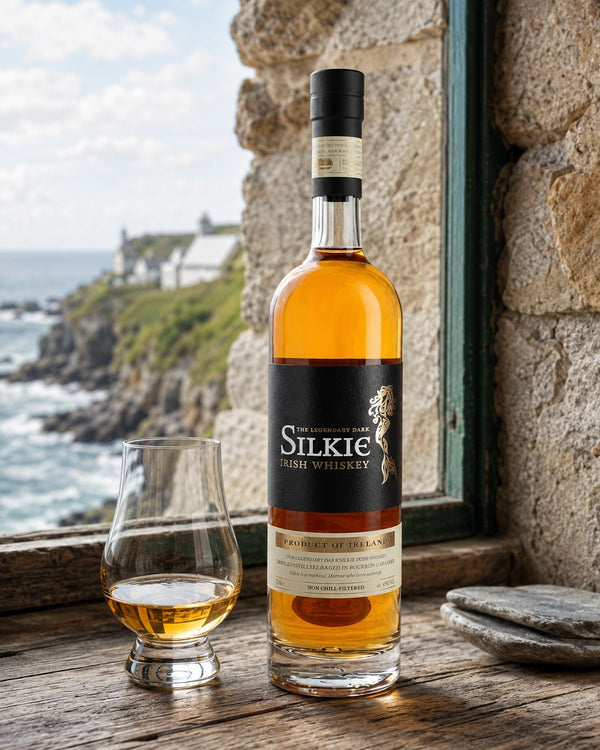 Sliabh Liag Distillers, The Legendary Dark Silkie Irish Whiskey - Bottle Hero
