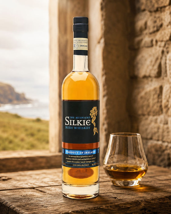 Sliabh Liag Distillers, The Legendary Midnight Silkie Irish Whiskey - Bottle Hero