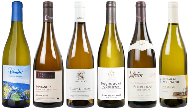 SMAGEKASSE, 6 fl. hvid Bourgogne - Bottle Hero