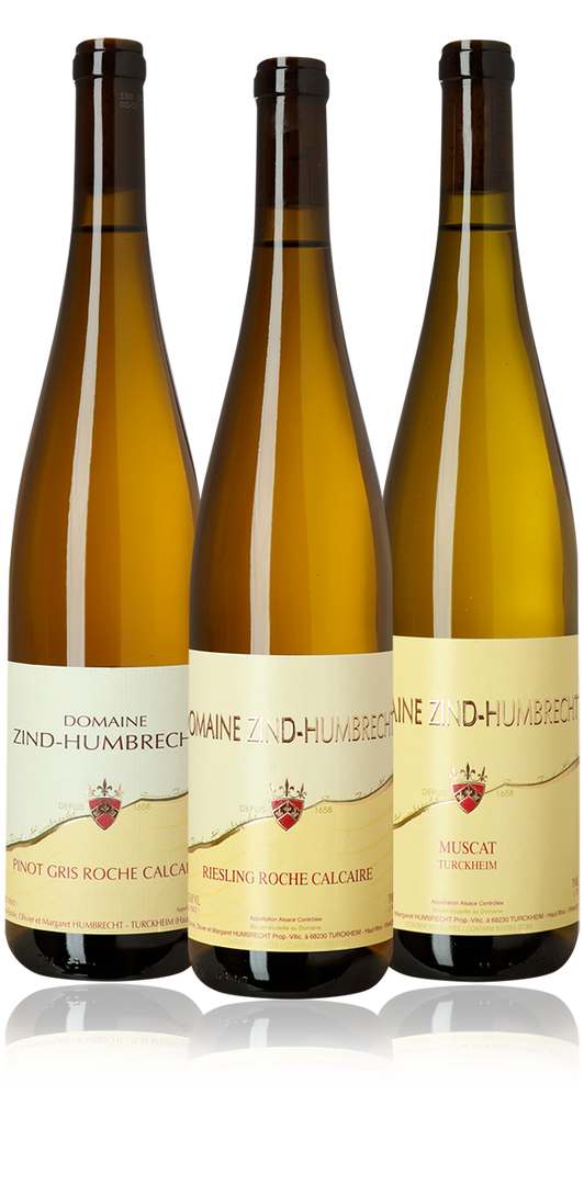 2024 Zind-Humbrecht 3 fl. blandet Riesling, Pinot Gris, Pinot Blanc og Gewurztraminer - Bottle Hero